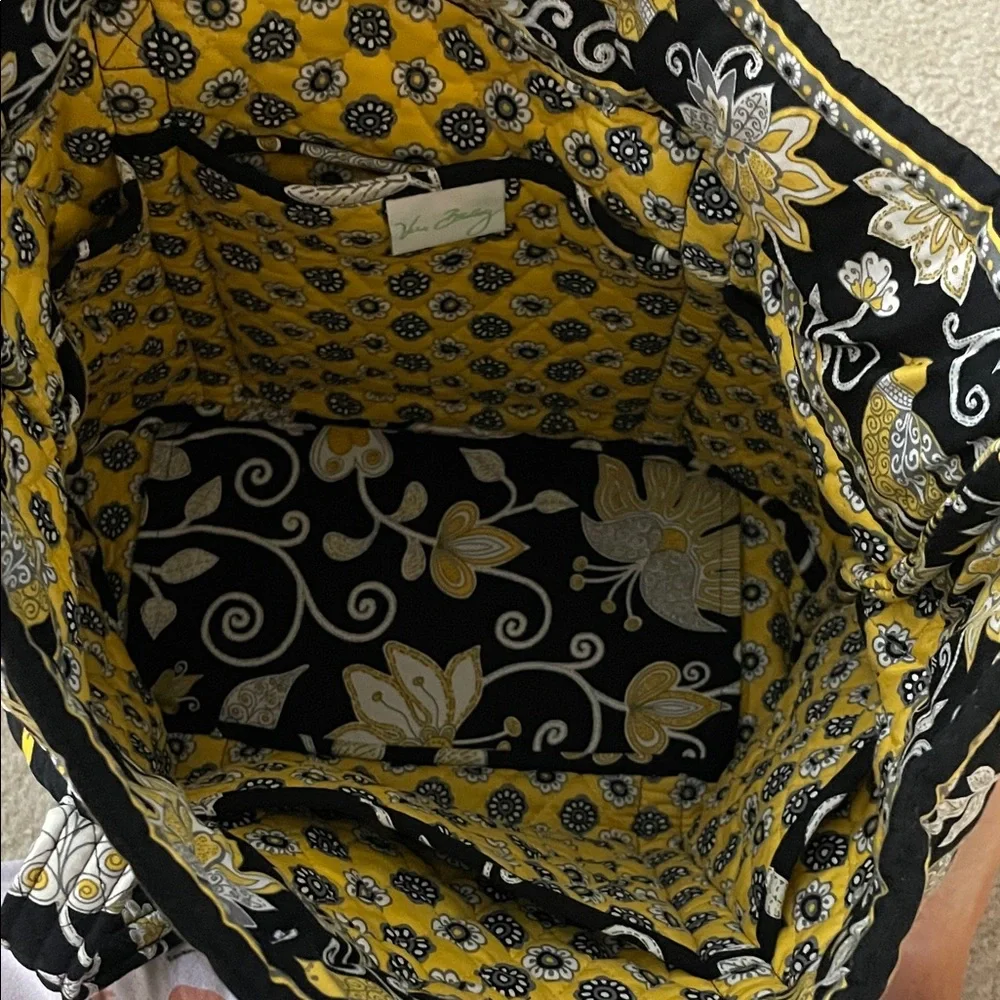 Vintage Vera Bradley Yellow Bird Tote Bag NWT - Picture 3 of 9